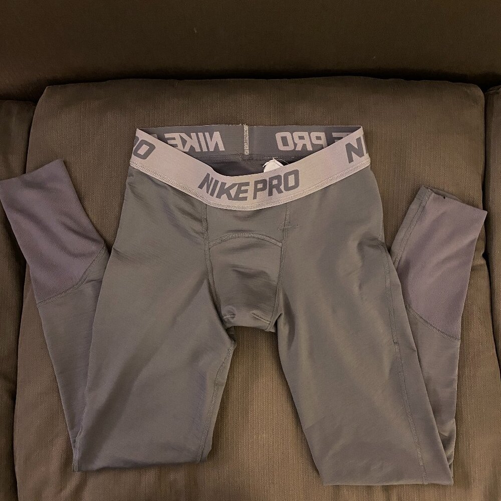 Nike Pro Combat - Full Length Dri-Fit Compression Tights (2017) L